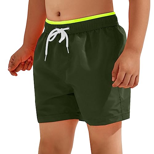 Laphilo 1200 Shorts de Verano para niños Bermudas de Verano para niños, 18702 Military, 12-14 años