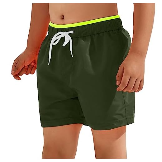 Laphilo 1200 Bermuda d'été pour Enfants garçons, 18702 Militaire, 10-12 Ans