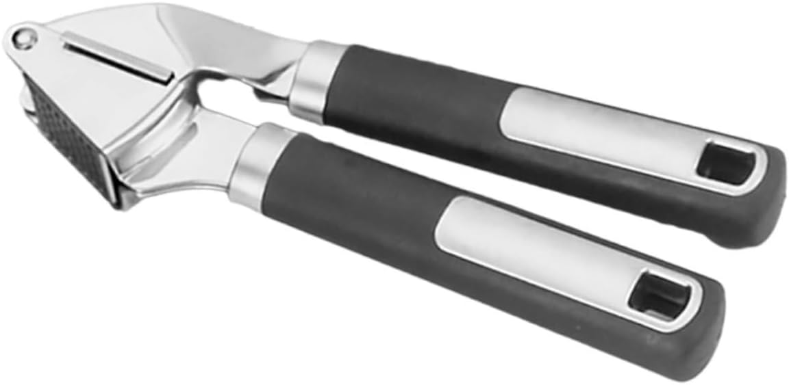 MAGICLULU Stainless Steel Garlic Press Tool Manual Garlic Mincer Comfortable Handle Easy to Kitchen Essential