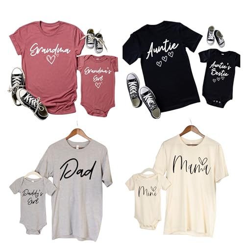 Auntie & Auntie's Bestie Matching Shirt – Auntie and Me Outfit Heather Mauve4