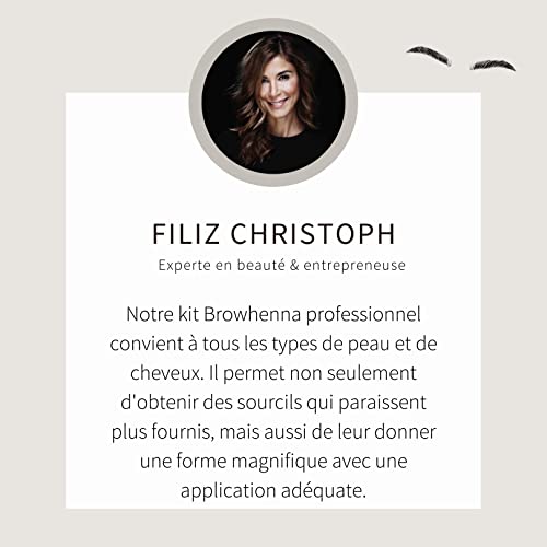 Couleur sourcils henné fleeky formule poudre naturelle marron - 5