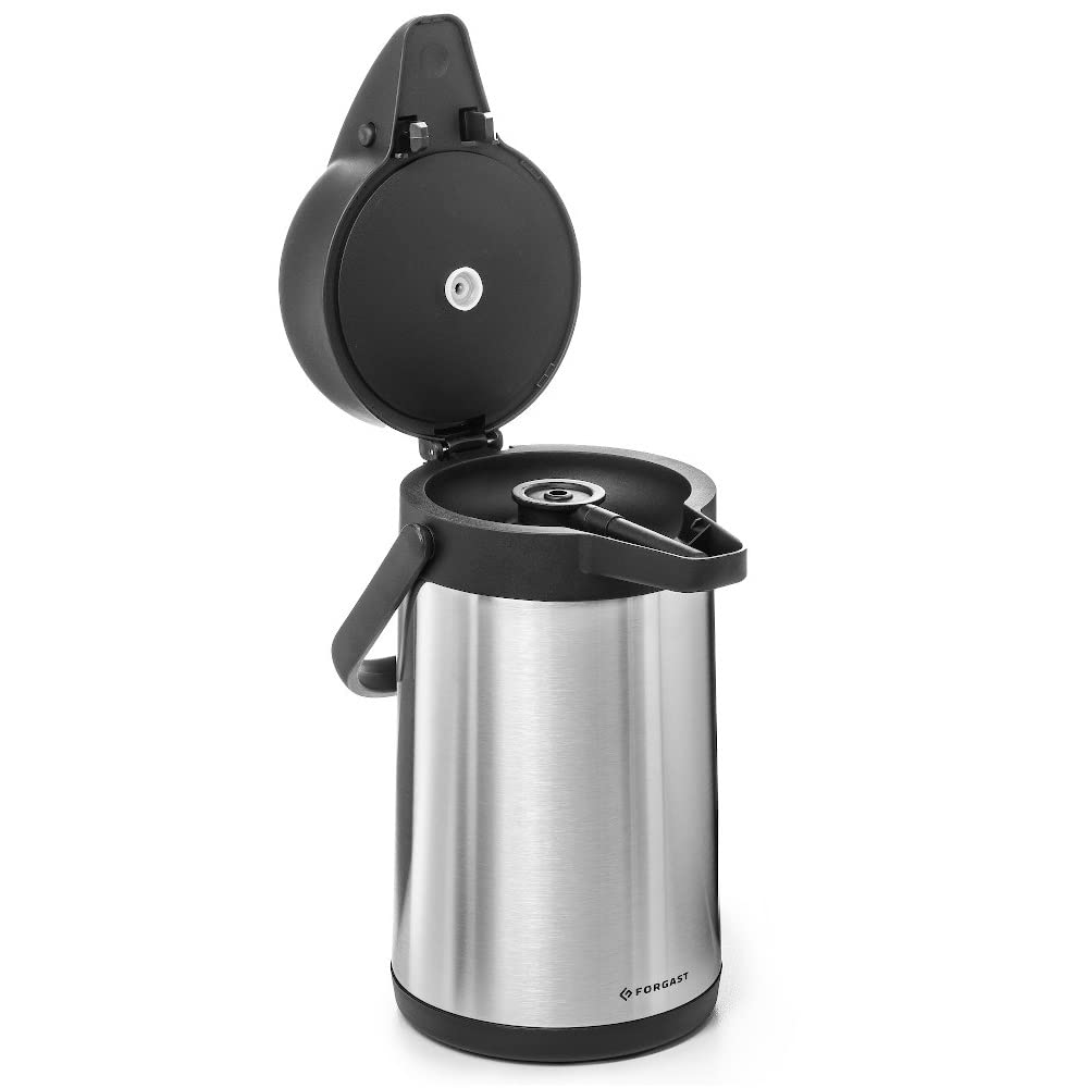 Caraffa Termica Per Caffè E Tè In Acciaio Inox - Distributore Caldo/Freddo Con Apertura Ampia E Base Antiscivolo - Colore Giallo, 1,5 Litri