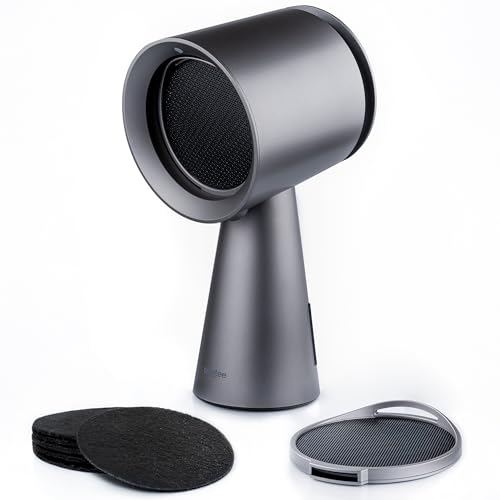 BREETEE Portable Range Hood Kitchen&ndash;5-Layer Filter Compact Desktop Exhaust Fan, Powerful 3-Speed...