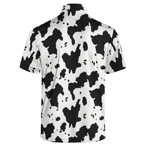 Men's Golf Shirt Funny Polo Shirts Button Up Short Sleeve Party Outfit Shirt for Men2