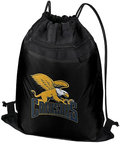 Campus Lab Canisius College Primary Logo Drawstring Backpack Bag Sackpack