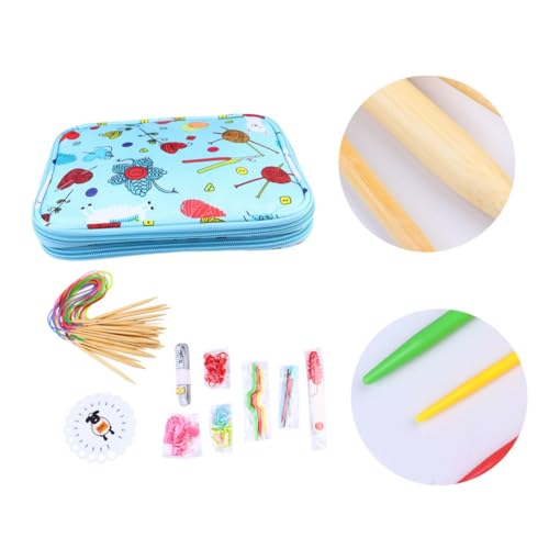 Étui de rangement pour outils de tricot anti-perte aiguille