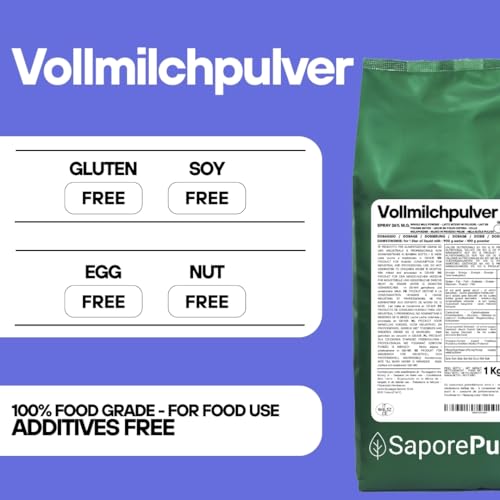 Saporepuro Vollmilchpulver 1 kg - Milk powder