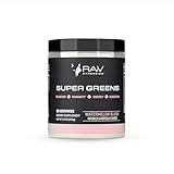 RAW Synergies Superfood Greens - Organic Daily Wellness Powder - Antioxidant-Rich Fruits & Vegetables with Coconut Water for Gut Health, Digestion, Immunity & Energy - Watermelon Slush Flavor - 30