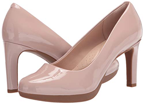 Clarks Womens Ambyr Joy Pump, Dusty Rose Patent Synthetic, 8 Us #TOP6