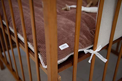 Koeka Boxkleed - Speelkleed - Parklegger - Vik - Corduroy - Wasbaar - Hazel/Sand - 75X95 Cm - Afbeelding 6