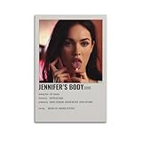 TWERGWG Poster mural sur toile repr�sentant le corps de Jennifer de Megan Fox - Impression artistique vintage avec musique et films - Peinture d�corative pour salon, chambre � coucher - 30 x 45 cm