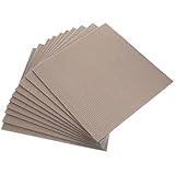PartyKindom Self-Adhesive Non-Slip Polyester Carpet Tiles 10Pcs Peel and Stick Floor Stickers for Kitchen and