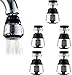 Produktbild 6PCS Perlatoren für Wasserhähne,Liuer Perlator Strahlregler m22 Wasserhahn Sieb 360 ° Drehbarer Wassersparer für Wasserhähne mit Zwei Sprühfunktionen Badezimmer Beweglicher Sprühkopf Küche Zubehör