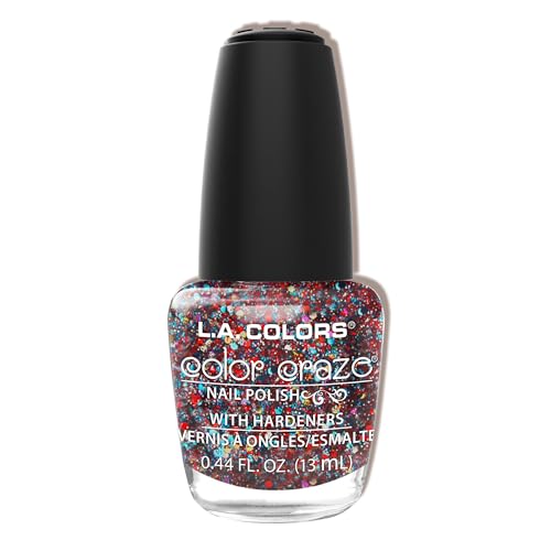L.A. COLORS Color Craze Polish, Confetti CNP548 (Pack of 3) image 3