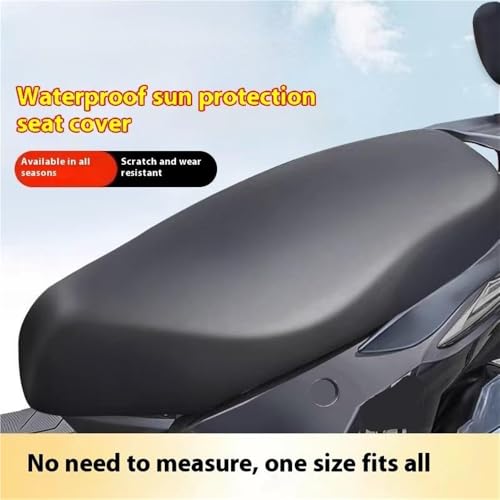 Funda de cuero para asiento de moto con protección solar 4