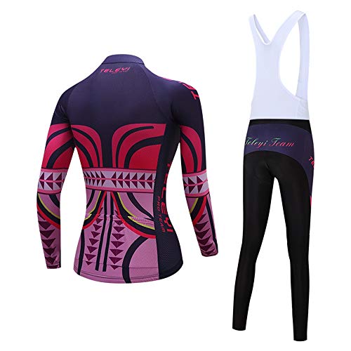 Camisa feminina de ciclismo de manga comprida com zíper para andar de montanha, outono e inverno, Ba