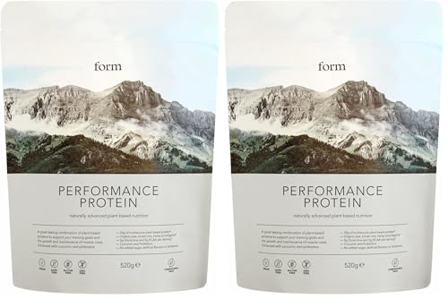 Image of Form Performance Protein - Vegan Protein Powder - 30g Plant Based Protein per Serving, with BCAAs and Digestive Enzymes. Perfect Post Workout. Tastes Great with Just Water! - Banoffee (Pack of 2)