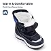Apakowa New Kid's Boys Winter Snow Boots (Toddler/Little Kid) (9 M US Toddler, Blue2)