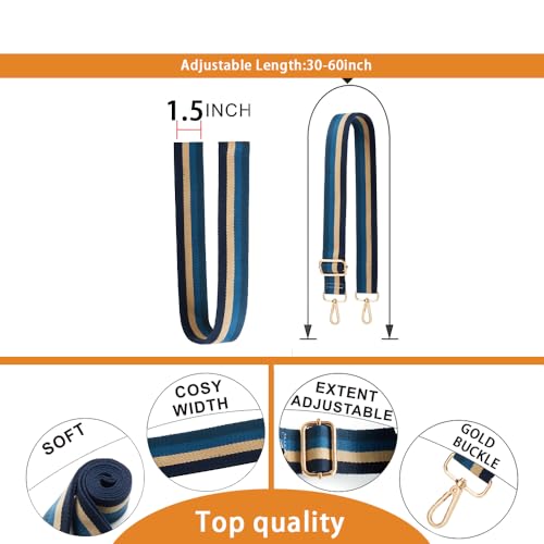Image of S-Jacorry Purse Strap Replacement Crossbody Wide Shoulder Strap Adjustable Canvas Straps Handbag Strap Replacement Belts