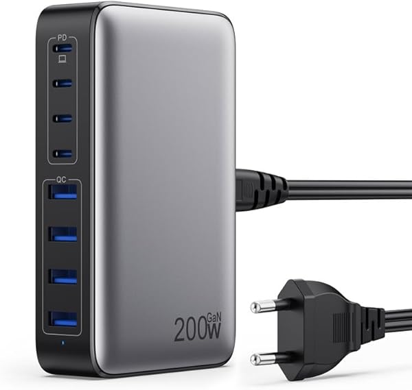 Feob Caricatore USB C Multiplo 200W