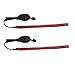 2pc 12inch 9LED Multi-Color Flexible Strip Accent Lights 5050 SMD Flex RGB for Motorcycle,ATV,Car,