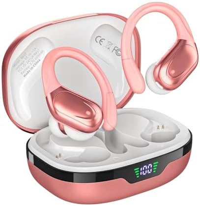 HAOYUYAN Wireless Earbuds, Sports Bluetooth Headphones, 80Hrs Pla...