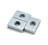 Material: acero al carbono. Piezas de rodamientos 100 unids M3 M4 M5 M6 Tuerca cuadrada Tuerca rectangular GB39 Perfil de aluminio Accesorio Control deslizante Bloque Fino Acero de carbono Tuerca avellanada Material de acero dur