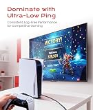 LINKUP kabel krosowy Cat8 S/FTP 22AWG podwójnie ekranowany stały kabel, certyfikat GHMT i DSX8000, 2000 MHz 2GHz 40 Gb/s, 5. generacja sieci Ethernet LAN 40 G przewody strukturalne, kolor czarny, 2 m