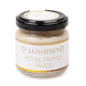 Lussiero Royal White Magnatum Truffelsaus Salsa met Witte Truffel Knol Magnatum Pico en Tuber Borchii 80g