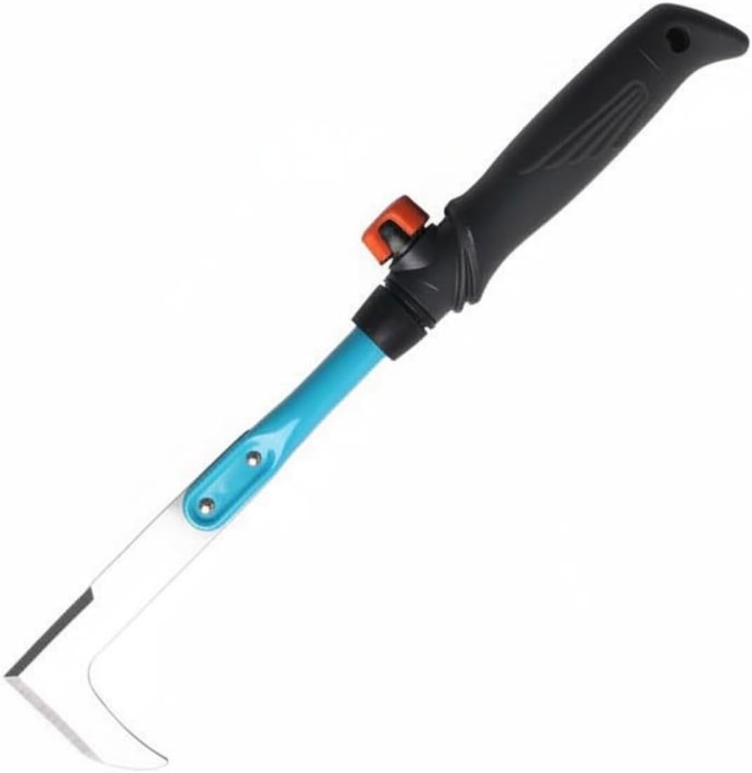 Gardening Heavy Duty Garden Trowel Rake Cultivator with Detachable System and Non Slip Handle Suitable for Garden upkeep Raised planters Landscape Borders, Weeder