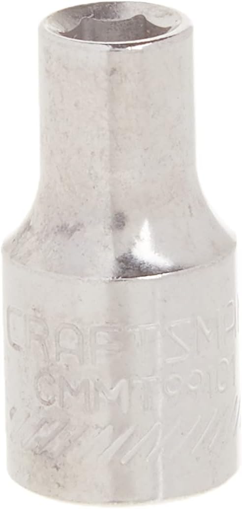 CRAFTSMAN Deep Socket, Metric, 1/4-Inch Drive, 12mm, 6-Point (CMMT43513) (Pack of 4)