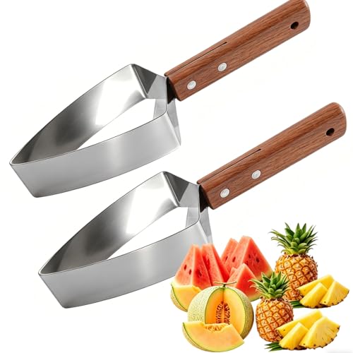 2026 New Wassermelonen Schneider Melonenschneider Sommerfrüchte Tragbarer Wassermelonenschneider für Küche(2PCS)-new