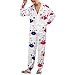 Onesie Pajamas for Couples Long Sleeves Cute Crab Fashion One-Piece Halloween Hooded Zipper Bodysuit XL