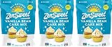 ZenSweet Vanilla Bean Cake Mix - Vanilla Cake Mix with No Sugar Added - 11.7oz, 3 Packs - Sugar-Free