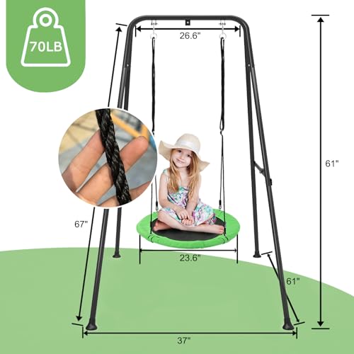 G Taleco Gear 01 Toddler Swing, Pet Swing, Saucer Swing With Frame thumb #3