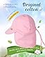 FURTALK Baby Kleinkind Sonnenhut UPF 50+ UV-Schutz Mädchen & Jungen Sommer Kappe Kinder Strand Mütze mit Verstellbarer Kinnriemen und Halsklappen