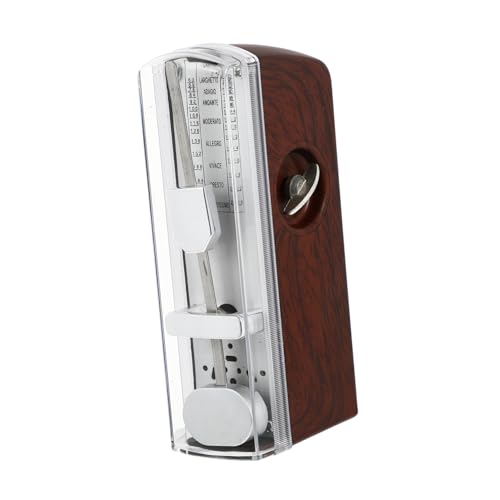 ifundom Mechanical Metronome for All Instruments Metronome Precision Timing Rhythmical Modes and Transposition for Musicians Red