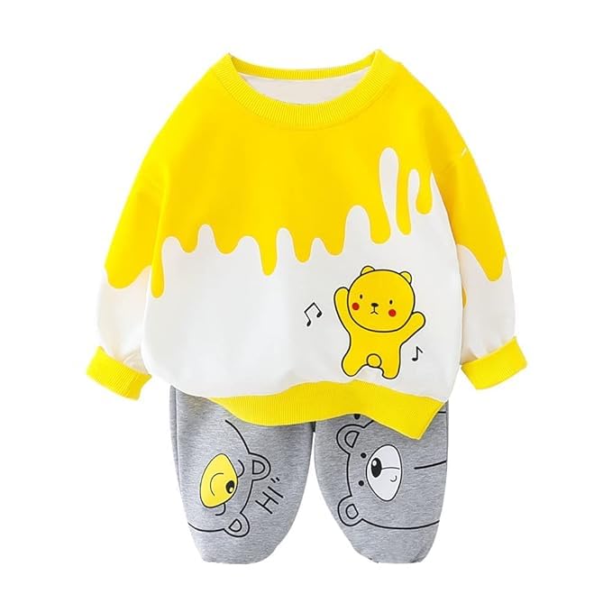 Image of Bold N Elegant - Be Bold Inside & Elegant Outside Baby's Cotton Tshirt Pant Set