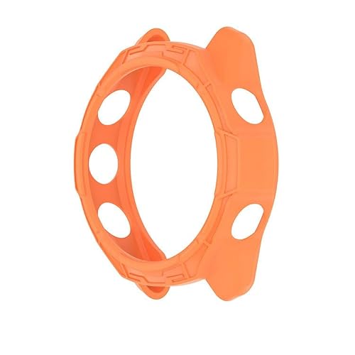 TRIPLE RIVER�EFor Forerunner 970 �P�[�X TPU �ϏՌ� For �K�[�~�� �t�H�A�����i�[ �\�t�g�P�[�X �J�o�[(�I�����W)