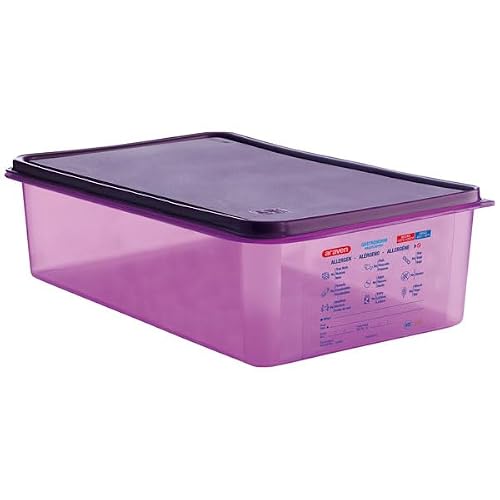 Araven Purple Allergen Air Tight Container - GN 1/1 20.5Ltr