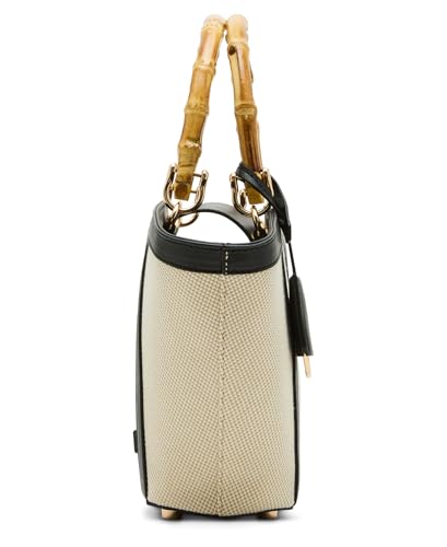Bolso Tote pequeño Anne Klein con asa bambú miniatura 4