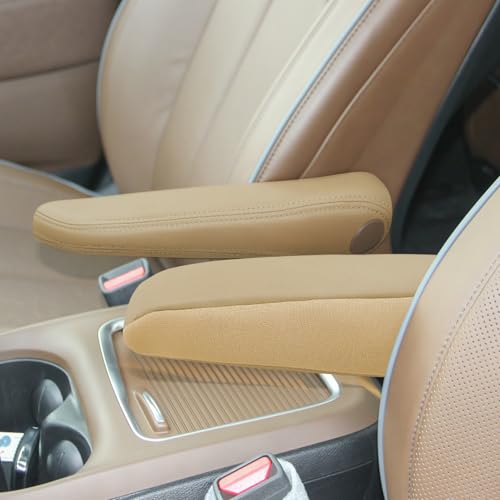 VKGUG Seat Armrest Cover Compatible with Chrysler Pacifica 2017-2020 Beige by VKGUG - Used condition - Image 4