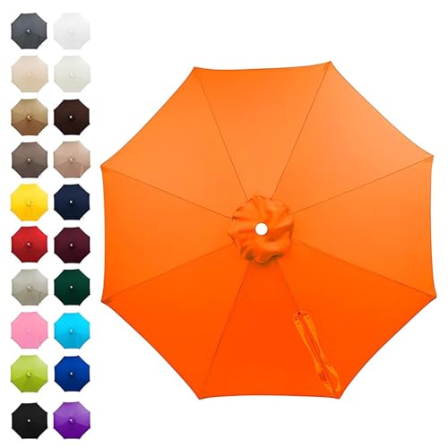 Toile de rechange parasol imperméable et anti-UV 8 baleines 350cm haute densité