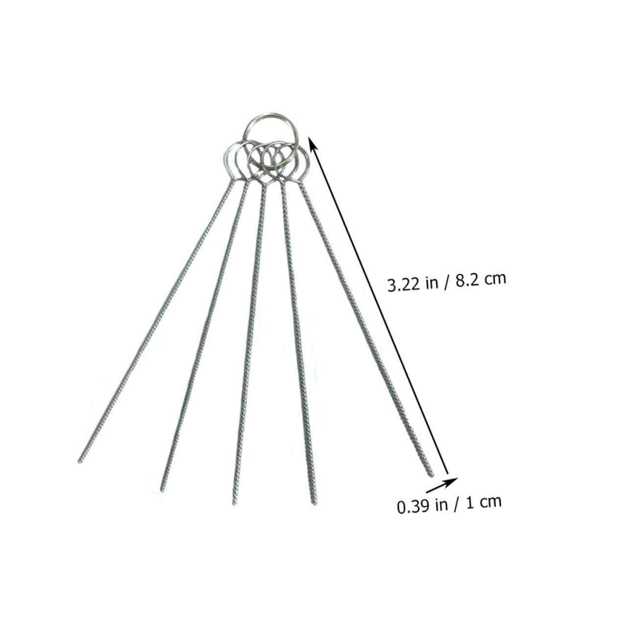 TEHAUX 3 Set Kit Pulizia Aerografo Lavaggio Dispositivo di Rimozione Riparazione Pulizia per Uso Domestico Spray Macchia Ugello Kit per La Pulizia Dell'aerografo Rame