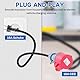 Adapter Schuko auf CEE 16A 230V Adapter Schuko Plug to CEE 5-Pin CEE Stecker mit 0,5m Kabelverlängerung Schutzart IP44 Adapter für Elektrofahrzeuge Coupling-Schuko to CEE.