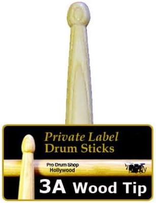Pro Drum Shop Private Label Sticks - Model: 3A - Wood Tip