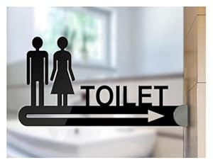 Skinpa SKINPA Acryl-Toilettenschild Piktogramm