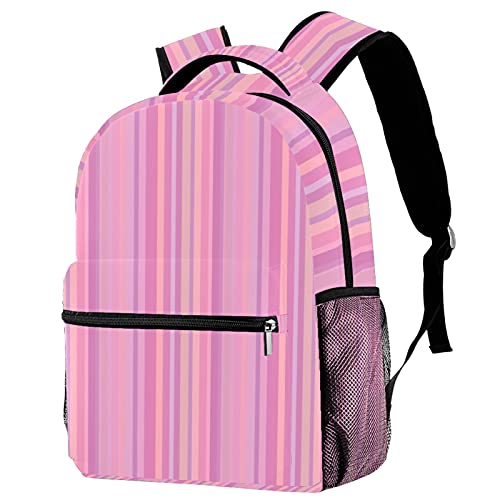 Sac à dos pour enfants rose en tissu léger cartable décontracté filles garçons maternelle