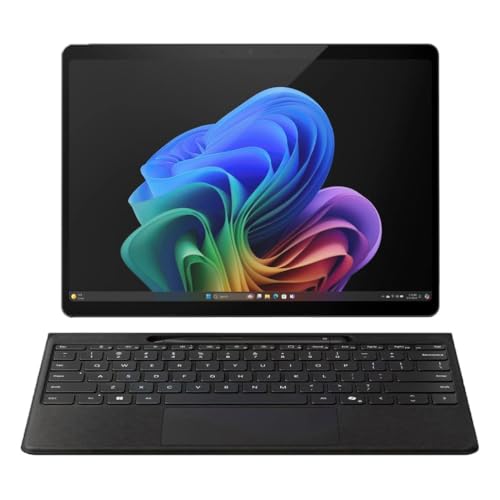 Image of Microsoft Surface Pro 2-in-1 Laptop /Tablet (2024), 13 inch OLED Touchscreen Display, 16GB RAM, 512GB Storage | Windows 11 Copilot+ PC, Snapdragon X Elite (12 Core), Black