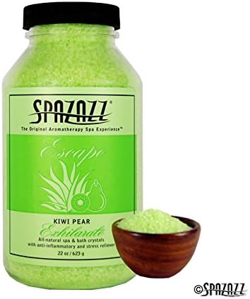 Miniatura 3 de Spazazz 7369C Cristales de spa y baño, pera kiwi, 22 onzas